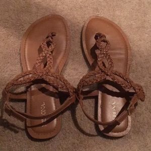 Like new brown sandals